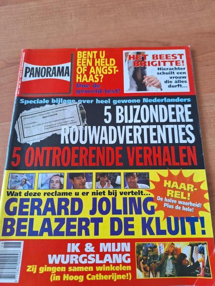Panorama Brigitte Hamers Peter R. de Vries Gerard Joling, Boeken, Tijdschriften en Kranten, Gelezen, Overige typen, Verzenden