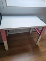 Bureau IKEA roze met wit verstelbaar, Kinderen en Baby's, Ophalen of Verzenden, Tafel(s), Zo goed als nieuw