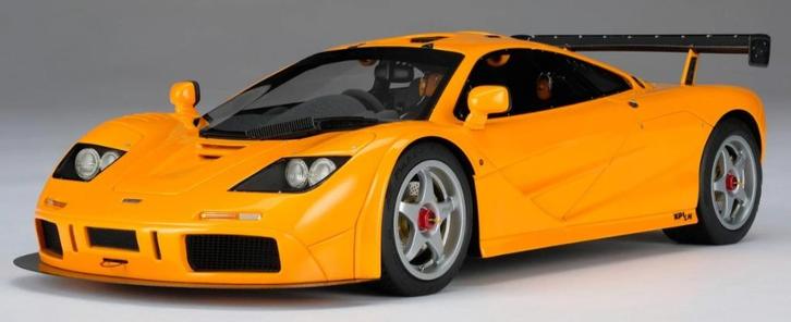 McLaren F1 LM Oranje 1:18 van Amalgam, Hobby en Vrije tijd, Modelauto's | 1:18, Nieuw, Auto, Overige merken, Ophalen of Verzenden