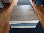 Henders & Hazel Draaibare Salontafel - Licht Eiken, Huis en Inrichting, Tafels | Salontafels, Ophalen, 50 tot 100 cm, Eikenhout
