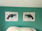 Andy Warhol Gun, Huis en Inrichting, Woonaccessoires | Schilderijen, Tekeningen en Foto's, 50 tot 75 cm, Ophalen of Verzenden