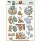 Yvonne Creations CD12030 Zoo Lion 3D knipvel A4, Dieren, ., Nieuw, Ophalen of Verzenden