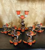 Herend Koi Karper Kandelaar, Ophalen of Verzenden, Keramiek of Aardewerk