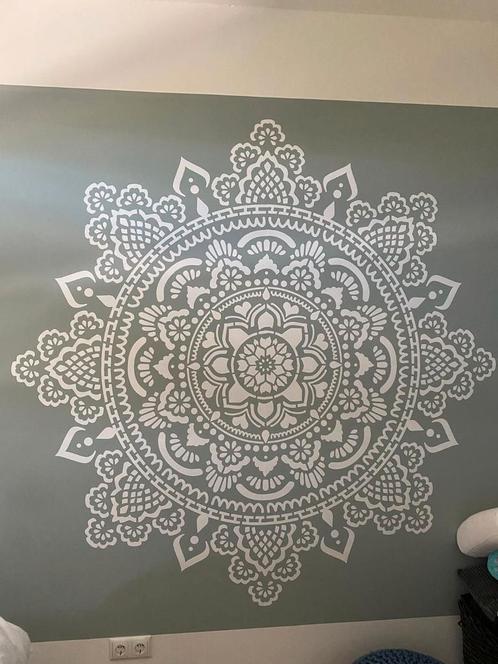 Mandala stencil, Hobby en Vrije tijd, Schilderen, Gebruikt, Ophalen of Verzenden