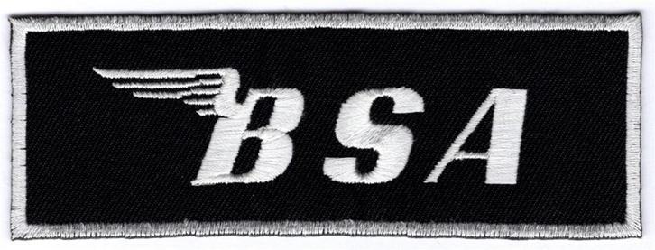 BSA stoffen opstrijk patch embleem #2, Motoren, Accessoires | Overige, Nieuw, Ophalen of Verzenden