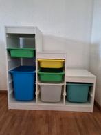 Trofast met box, Kinderen en Baby's, Kinderkamer | Commodes en Kasten, Ophalen, Gebruikt, 75 tot 100 cm, Minder dan 50 cm
