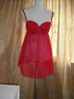 nachthemd / babydoll maat 42, Verzenden, Rood, Nachtkleding