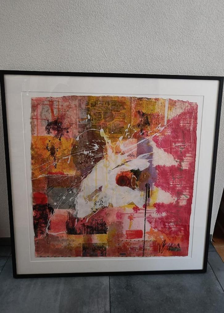 Bram Reijnders - White Magic Turbulence, Antiek en Kunst, Kunst | Litho's en Zeefdrukken, Ophalen of Verzenden