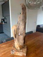 TK bijzondere en unieke teak houten boomstam lamp, Huis en Inrichting, Woonaccessoires | Zuilen en Pilaren, Ophalen of Verzenden