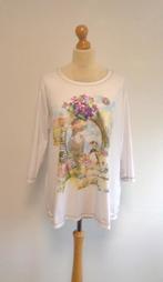 top just white, Verzenden, Wit, Maat 46/48 (XL) of groter, Lange mouw
