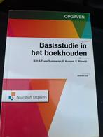 Basisstudie in het boekhouden (boek en werkboek), Boeken, Ophalen of Verzenden, Overige niveaus