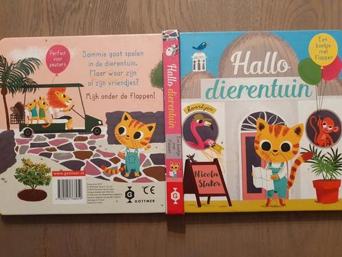Nicola Slater - Hallo dierentuin, Boeken, Kinderboeken | Baby's en Peuters, Nieuw, Ophalen