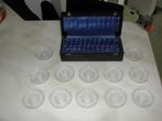 12 stuks vintage kristallen onderzetters, Ophalen