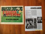 1-0 Poster Excelsior + info ( seizoen 1970-1971), Verzenden, Zo goed als nieuw, Overige binnenlandse clubs, Poster, Plaatje of Sticker
