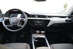 Audi e-tron 55 quattro edition 95 kWh Led Navi Stoelverwarmi, Auto's, Audi, Automaat, Stof, Zwart, Zwart