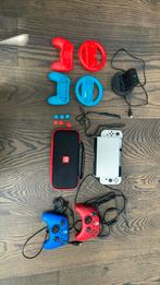 Nintendo Switch OLED + veel accessoires, Ophalen of Verzenden, Zo goed als nieuw, Met 2 controllers, Switch OLED