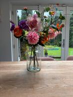 Heldere vaas 17x30, Huis en Inrichting, Woonaccessoires | Vazen, Ophalen of Verzenden, Minder dan 50 cm, Groen, Glas
