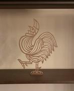 Jocus haan 25 cm brons, Huis en Inrichting, Woonaccessoires | Wanddecoraties, Ophalen of Verzenden, Nieuw