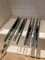 Besta lade rails - twee sets, Ophalen of Verzenden, Minder dan 150 cm, Minder dan 100 cm, Metaal