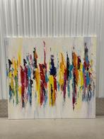 Schilderij abstract 'rainbow', Antiek en Kunst, Ophalen