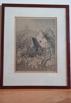 Gesigneerde ets Toon de Jong, Ophalen