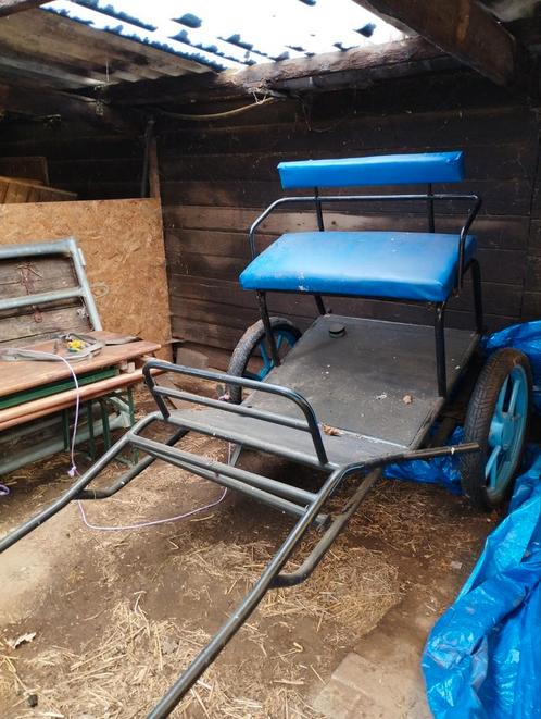 Ponykar, Dieren en Toebehoren, Rijtuigen en Koetsen, Zo goed als nieuw, Pony