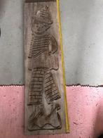 Speculaasplank hout 27x100 cm speculaaspop, Ophalen of Verzenden