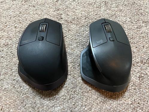 Logitech MX Master 2 stuks, Computers en Software, Muizen, Gebruikt, Muis, Rechtshandig, Draadloos, Ophalen