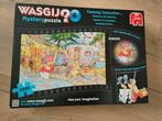Wasgij mystery 6, onrust op de camping, 1000 stukjes, Ophalen of Verzenden, 500 t/m 1500 stukjes, Gebruikt