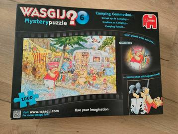 Wasgij mystery 6, onrust op de camping, 1000 stukjes beschikbaar voor biedingen