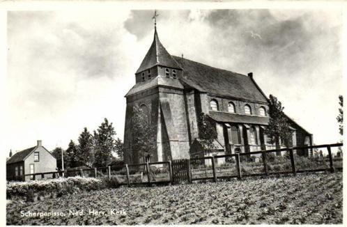 Scherpenisse, Ned. Herv. Kerk - ongelopen, Verzamelen, Ansichtkaarten | Nederland, Ongelopen, Overijssel, 1920 tot 1940, Ophalen of Verzenden