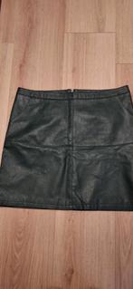 Donkergroene leren rok - maat 46/48, Kleding | Dames, Rokken, Maat 46/48 (XL) of groter, Ophalen of Verzenden, Gedragen, Hema