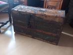 Grote antieke reiskist dekenkist, Huis en Inrichting, Woonaccessoires | Kisten, Ophalen, Gebruikt