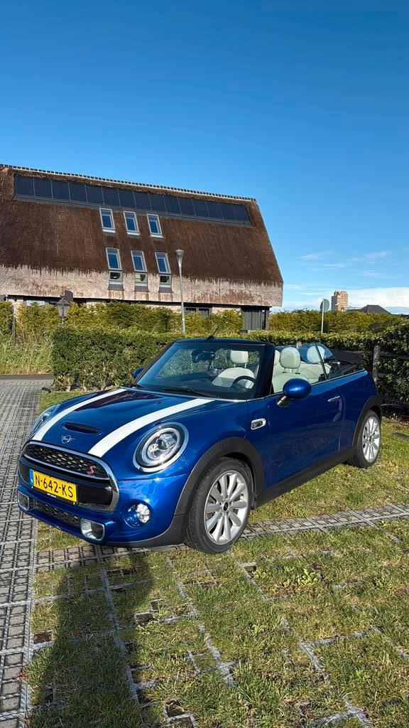 Mini Cabrio 2.0 192pk Aut 2018 Blauw, Auto's, Mini, Particulier, Cabrio, Airbags, Airconditioning, Apple Carplay, Bluetooth, Centrale vergrendeling