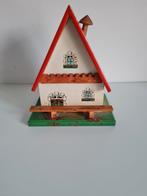 vintage houten spaarpot - huis / villa, Ophalen of Verzenden, Zo goed als nieuw, Hout