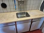 Bruynzeel keukenblok,  Piet Zwart, Huis en Inrichting, Keuken | Complete keukens, Ophalen, Gebruikt, Wit, Graniet of Steen