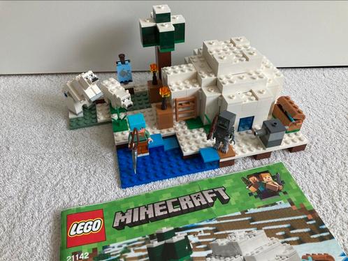 ALS NIEUW Lego Minecraft 21142 The Polar Igloo, Kinderen en Baby's, Speelgoed | Duplo en Lego, Zo goed als nieuw, Lego, Complete set