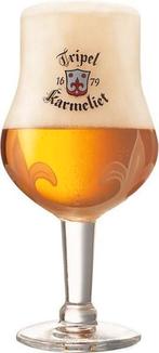 Set - Bierglazen Tripel Karmeliet (5x), Ophalen of Verzenden, Zo goed als nieuw, Glas of Glazen, Overige merken