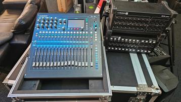 Allen & Heath QU-16 incl. flightcase met 2x AB168 stagebox beschikbaar voor biedingen