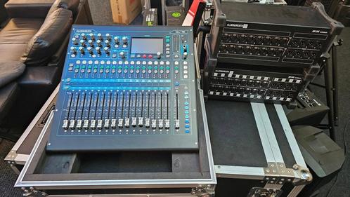 Allen & Heath QU-16 incl. flightcase met 2x AB168 stagebox, Muziek en Instrumenten, Mengpanelen, Nieuw, 20 kanalen of meer, Ophalen