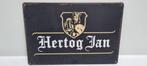 Hertog Jan bier reclamebord metaal mancave bar brouwerij, Verzamelen, Ophalen of Verzenden, Gebruikt, Reclamebord