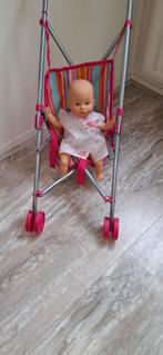 Pop met wandel wagen, Ophalen, Gebruikt, Babypop