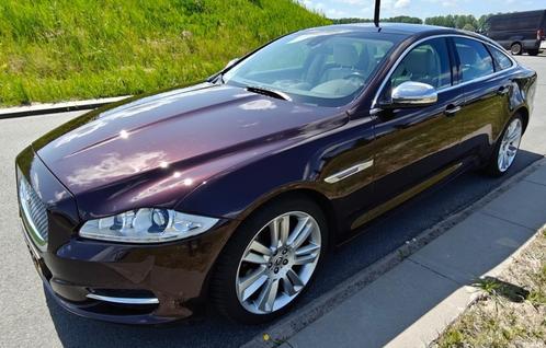 Jaguar XJ 3.0 D V6 AUT 2010 Caviar Red, Auto's, Jaguar, Particulier, XJ, ABS, Airbags, Airconditioning, Alarm, Boordcomputer, Centrale vergrendeling