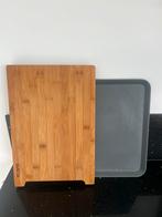 Gusta Bamboe snijplank met kunststof kruimel opvangbak, Huis en Inrichting, Kasten | Stellingkasten, Ophalen of Verzenden, Zo goed als nieuw