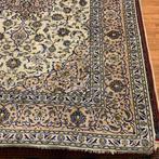 Trendy Origineel Perzisch tapijt - Kashan 350 x 248 cm, Ophalen, Crème, TTM Wonen, Perzisch tapijt - trendy vloerkleed – handgeknoopt