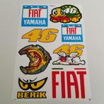 Sticker vel Rossi - Team Fiat Yamaha - Valentino - 46, Motoren, Accessoires | Stickers
