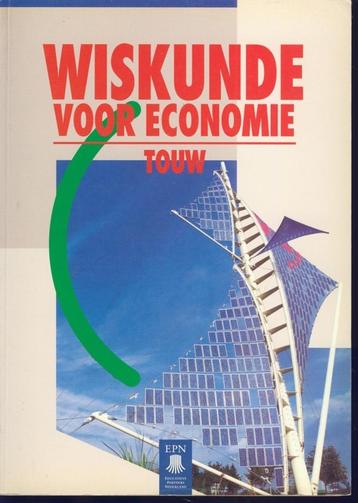 Wiskunde voor economie; P. Touw beschikbaar voor biedingen