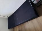 Boxspring elektr.verstelbaar plus 22 cm tempura matras, Ophalen, Eenpersoons, Zwart, Zo goed als nieuw
