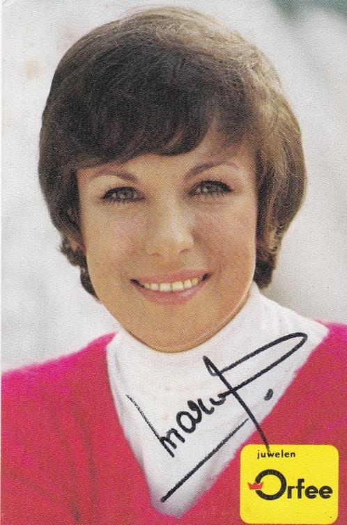 Marva zangeres Fankaart met echte handtekening, Verzamelen, Ansichtkaarten | Themakaarten, Ongelopen, 1960 tot 1980, Sterren en Beroemdheden