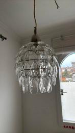 Kroonluchter Ikea Rimsbo glas metaal, Huis en Inrichting, Lampen | Kroonluchters, Ophalen of Verzenden, Gebruikt, Glas